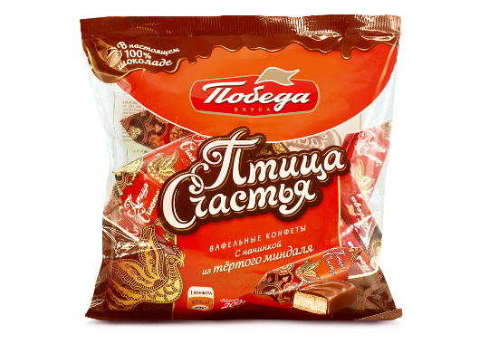Конфеты вафельные «Птица счастья» 
Конфеты вафельные «Птица счастья»