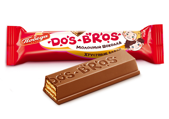 Шоколад молочный "Dos Bros" с хрустящей вафлей с молочной начинкой, 12,5 гр
Шоколад молочный "Dos Bros" с хрустящей вафлей с молочной начинкой, 12,5 гр