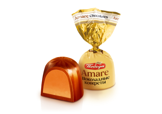 Конфеты шоколадные «Aмаре» с начинкой со вкусом топленого молока
Конфеты шоколадные «Aмаре» с начинкой со вкусом топленого молока