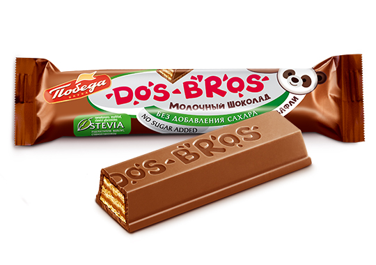 Шоколад молочный "Dos Bros" с хрустящей вафлей со сливочной начинкой без добавления сахара, 12,5 гр
Шоколад молочный "Dos Bros" с хрустящей вафлей со сливочной начинкой без добавления сахара, 12,5 гр
