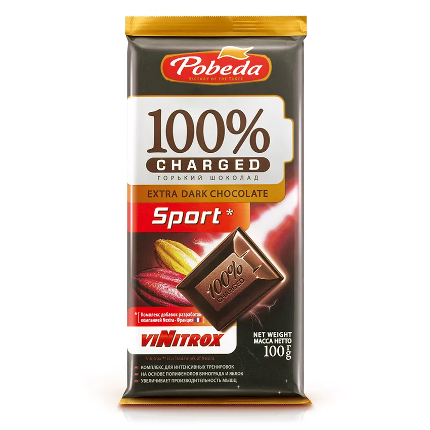 Шоколад «Горький «Чаржед» «Спорт»