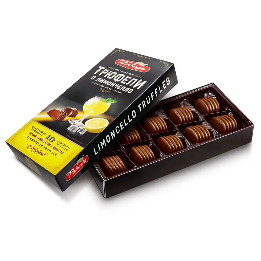 Трюфели шоколадные с лимончелло, 130гр