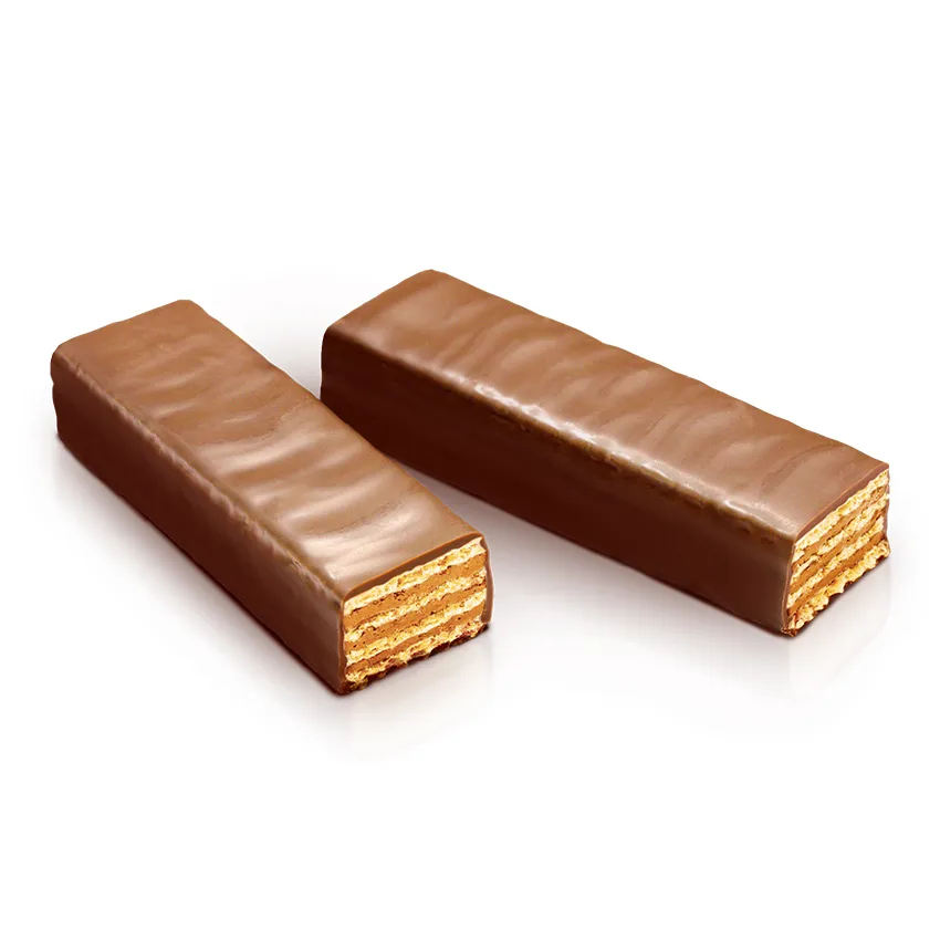 Батончик вафельный «Aмаре» с начинкой со вкусом варёной сгущёнки  в молочном шоколаде
