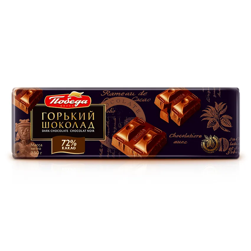 Шоколад «Горький 72 % какао»
