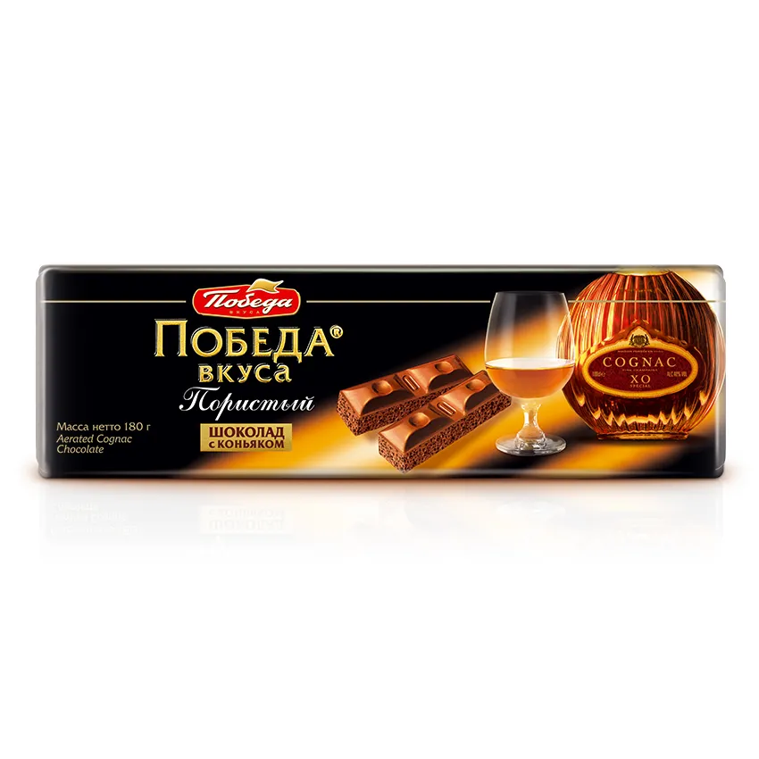 Шоколад «Пористый с коньяком»
