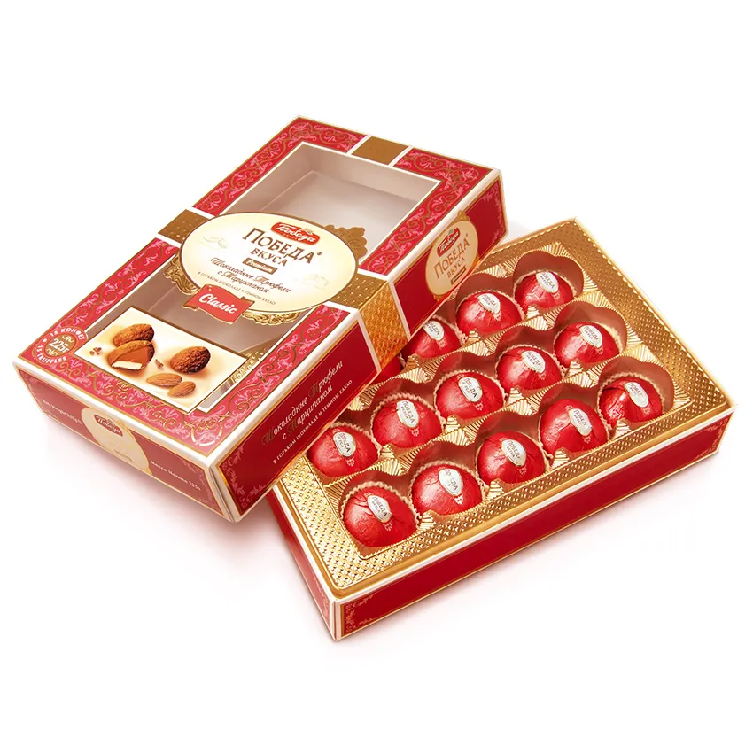 Трюфели классические с марципаном