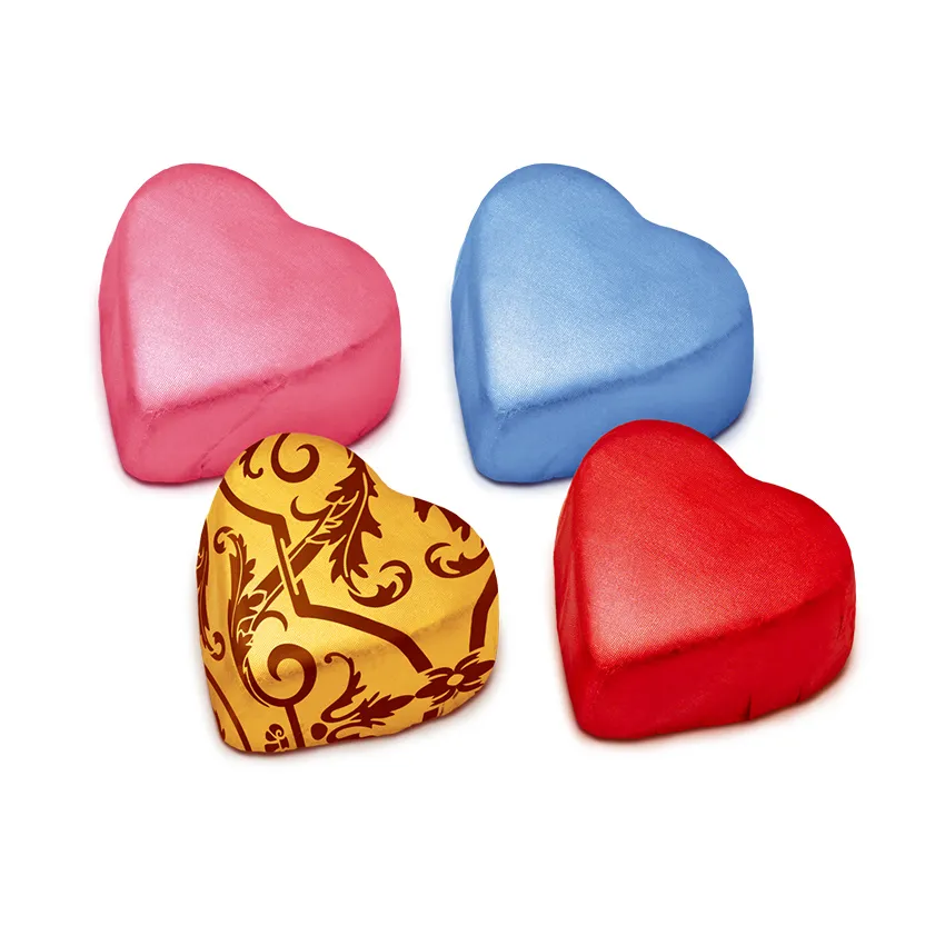 Конфеты Шоколадные c ореховым кремом «Сердечки»