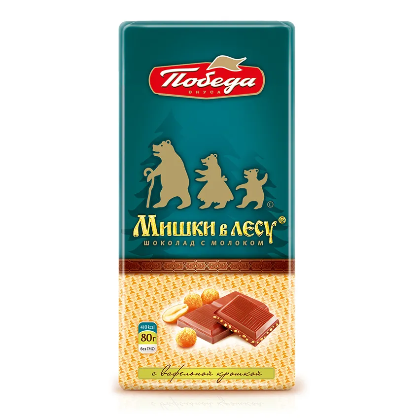 Шоколад молочный «Мишки в лесу»