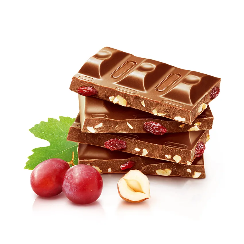 Шоколад «Десертный с лесным орехом и изюмом»
