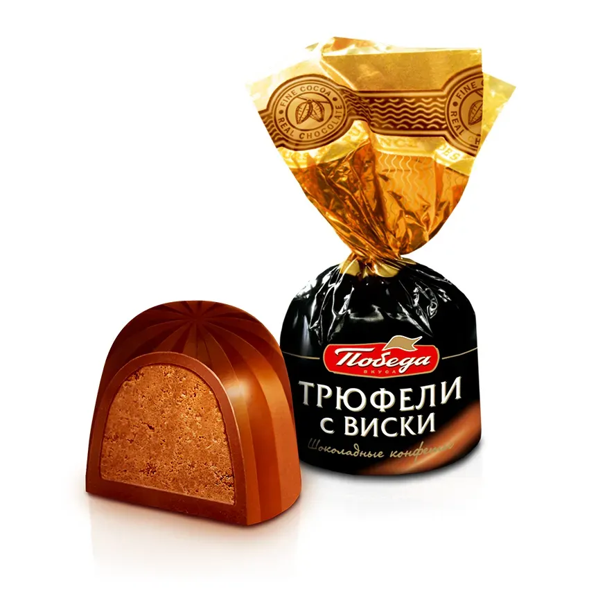 Трюфели шоколадные с виски, 200гр