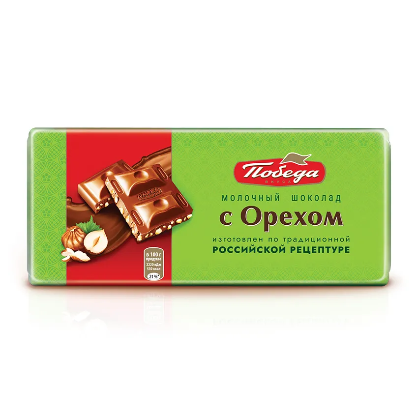 Шоколад «Молочный с орехом»