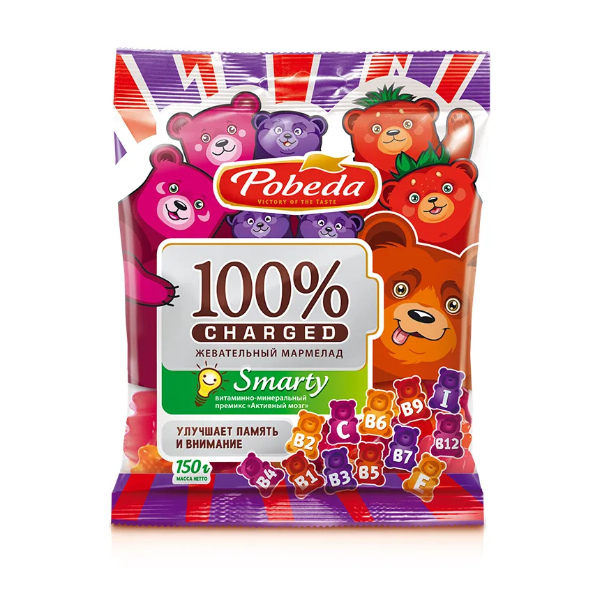 Мармелад жевательный «Чаржед» «Активный мозг», 150 гр