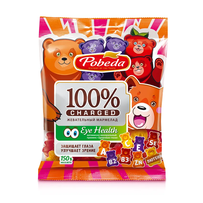 Мармелад жевательный «Чаржед» «Здоровые глаза», 150 гр