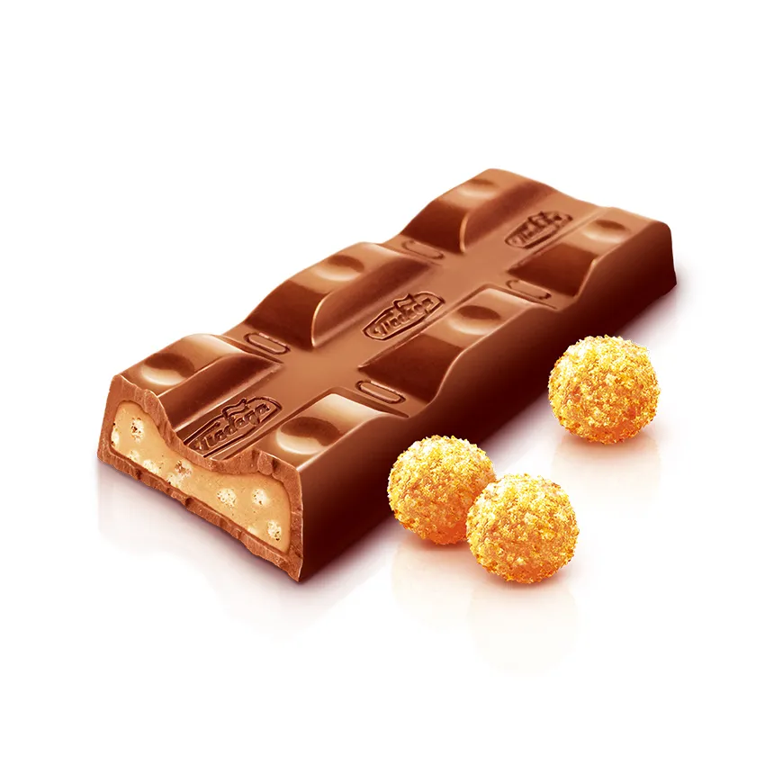 Батончик шоколадный «Мишки в лесу» с вафельной крошкой