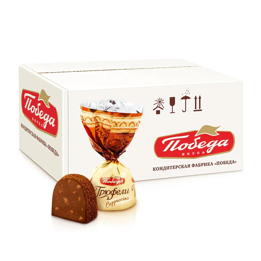 Трюфели шоколадные капучино с кусочками печенья