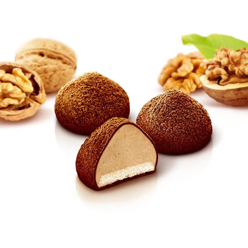 Трюфели грецкий орех с марципаном