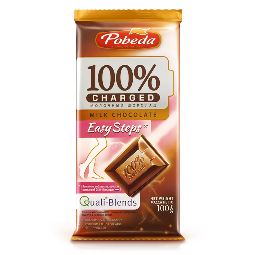 Шоколад «Молочный «Чаржед» «Изи cтепс»