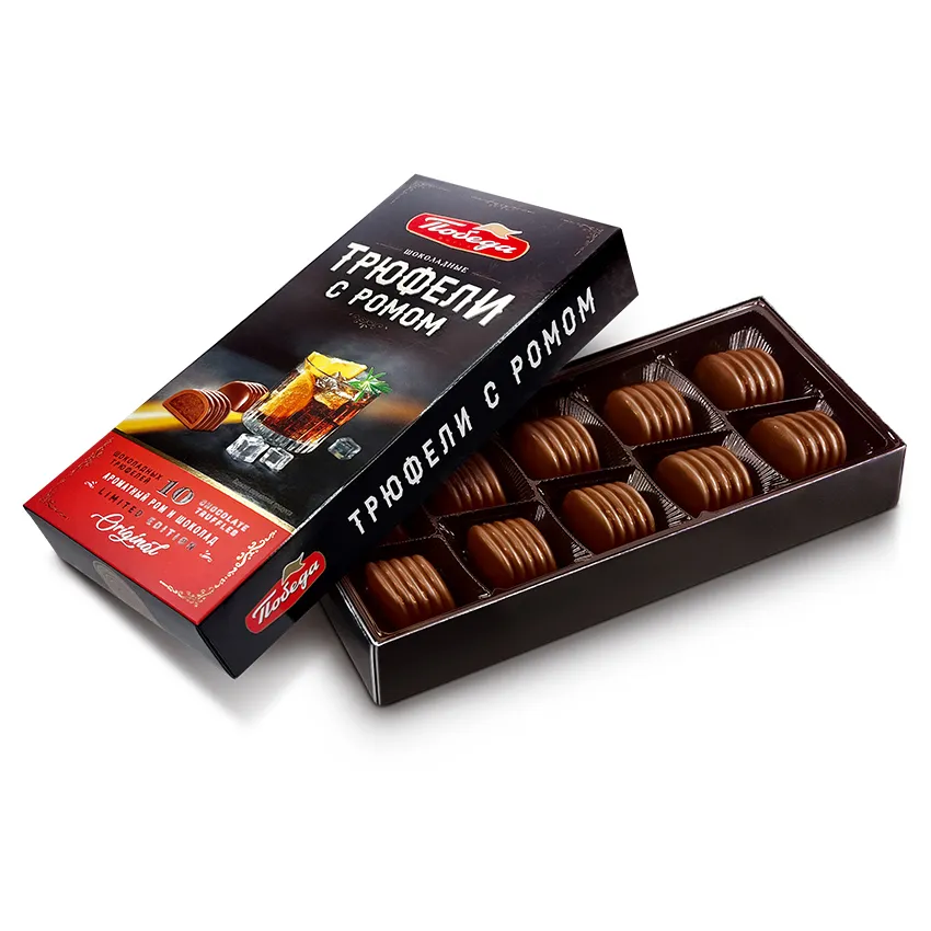 Трюфели шоколадные с ромом, 130 гр