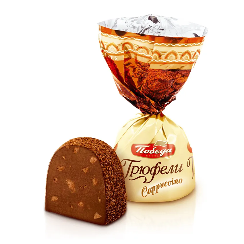 Трюфели шоколадные  капучино с кусочками печенья