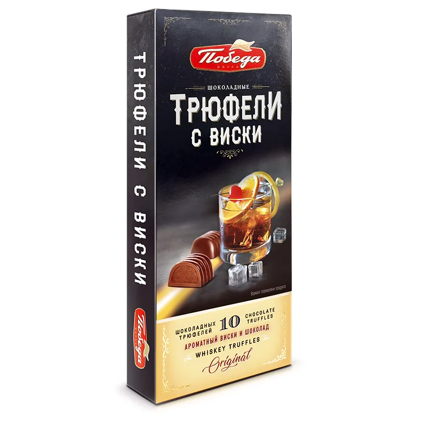 Трюфели шоколадные с виски, 130гр