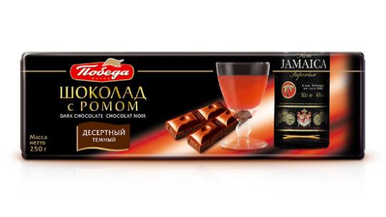 

Шоколад «Десертный с ромом»