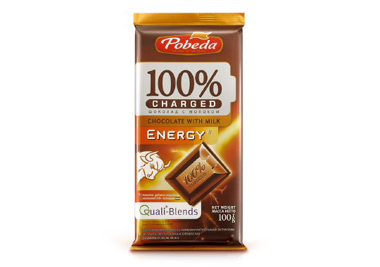 

Шоколад «С молоком «Чаржед» «Энержи»