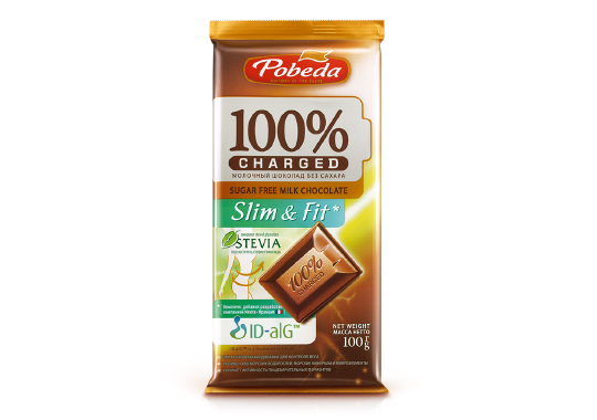 

Шоколад без сахара «Молочный «Чаржед» «Слим Энд Фит»