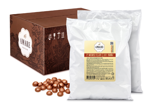 

Молочный шоколад «Кения 26 %», в каплях.