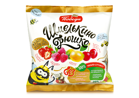 

Мармелад жевательный «Шмелькино брюшко» микс желейных конфет (4 вкуса)