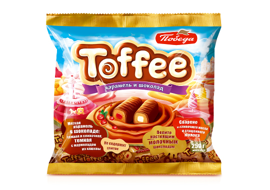 

Конфеты молочные «Мягкая карамель в шоколаде с мармеладом из клюквы» и «Мягкая карамель темная и сливочная в шоколаде»