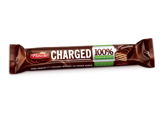 

Батончик вафельный «Чаржед» в горьком шоколаде без добавления сахара