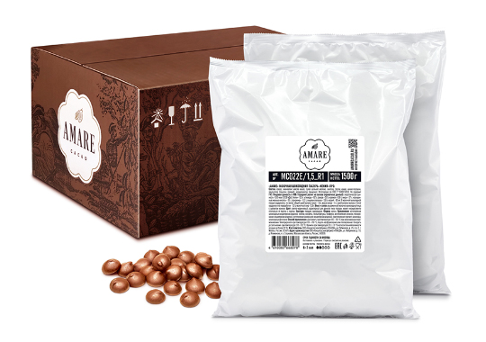 

Молочная шоколадная глазурь «Кения ПРО», в каплях.