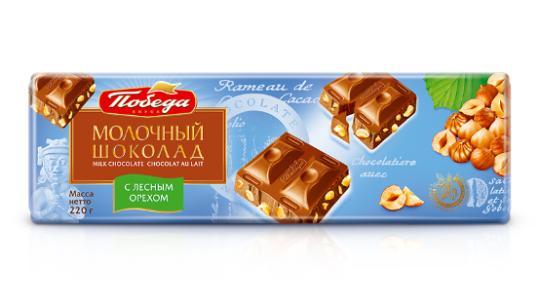 

Шоколад «Молочный с лесным орехом»